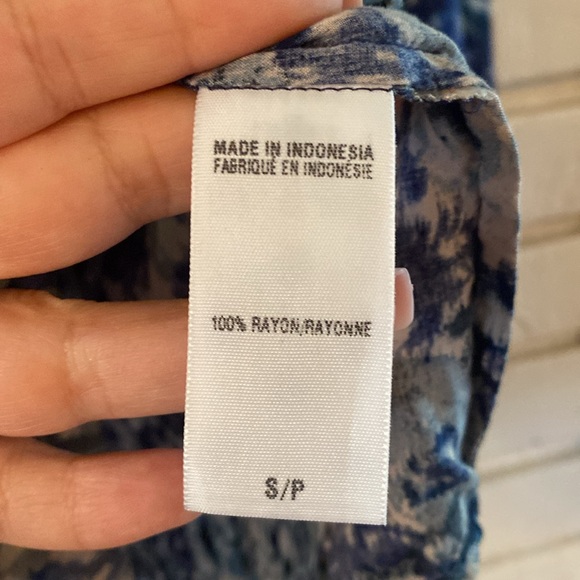 Lucky Brand 3/4 sleeve button front shirt - Picture 5 of 5